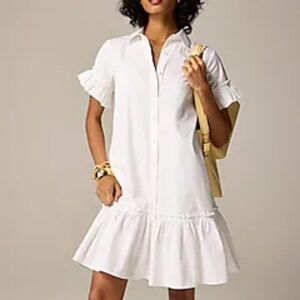 J. Crew Amelia shirtdress in cotton poplin